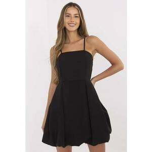 Rochie poliester - neagra - imagine