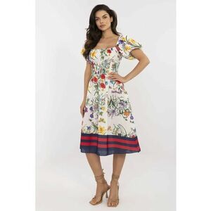 Rochie model Midi - ecru - imagine