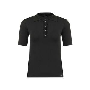 Bluza din jerseu cu guler si fir de lurex imagine