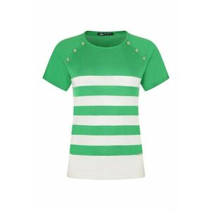 Bluza cu maneci raglan si imprimeu in dungi imagine