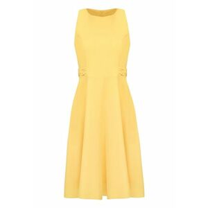 Rochie midi evazata fara maneci imagine
