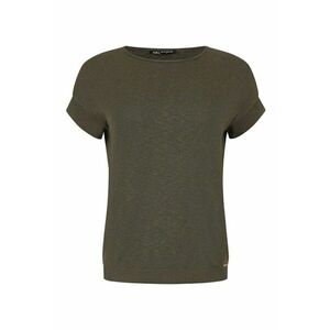 Bluza tricotata subtire cu decolteu rotund - Verde masliniu imagine