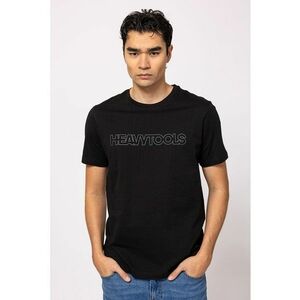 Tricou de bumbac cu imprimeu logo imagine