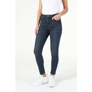 Blugi super slim fit din amestec de lyocell cu talie inalta imagine