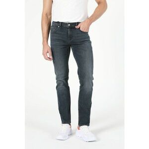 Blugi drepti cu croiala skinny Karl imagine