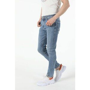 Blugi skinny cu aspect decolorat Ryan imagine