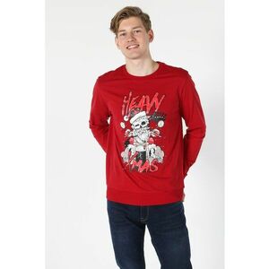 Bluza de bumbac cu tematica de Craciun imagine