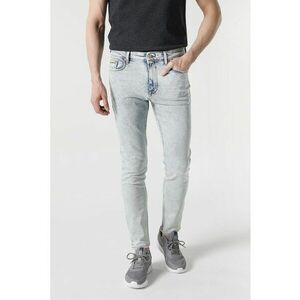 Blugi skinny cu aspect decolorat imagine