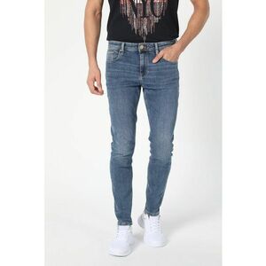 Blugi slim fit cu aspect decolorat imagine