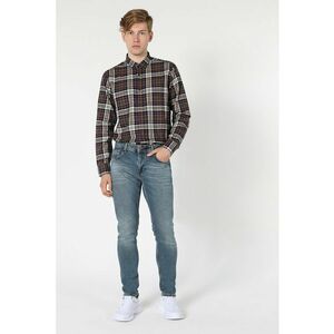 Blugi slim fit cu aspect decolorat Danny imagine