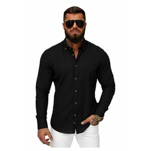 Camasa barbati neagra O/V144 imagine