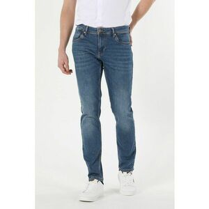 Blugi slim fit uni imagine