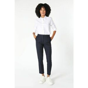 Pantaloni chino slim fit in carouri imagine