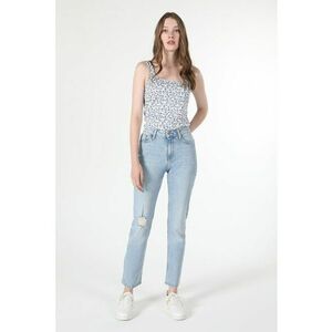 Blugi slim fit Carla imagine