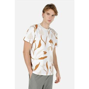 Tricou din bumbac cu imprimeu floral imagine