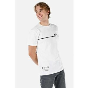 Tricou cu decolteu la baza gatului - cu model grafic imagine