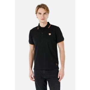 Tricou polo cu detaliu discret brodat imagine