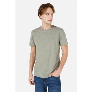 Tricou uni cu decolteu la baza gatului imagine