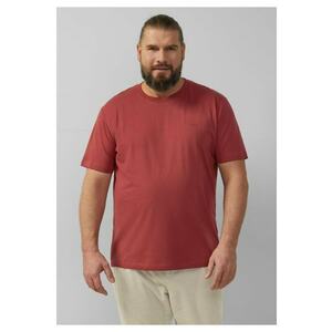Big Sizes Tricou barbati big sizes cu decolteu la baza gatului - Regular fit - Albastru deschis imagine