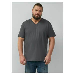 Big Sizes Tricou barbati big sizes cu decolteu in V - Regular fit imagine