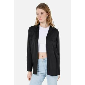 Camasa Cu Maneca Lunga De Dama Antracit Regular Fit Cl1053348 imagine