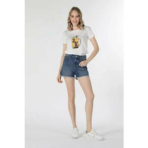 Pantaloni Scurti De Dama Denim Slim Fit imagine