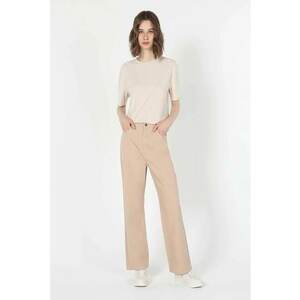 Pantaloni De Dama Ecru Regular Fit CL1060734 imagine