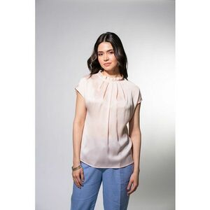 Bluza cu maneci scurte si pliuri Cloe imagine
