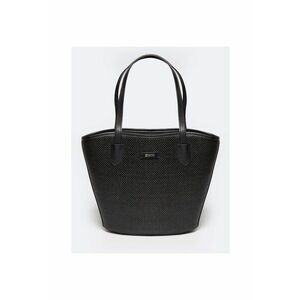Geanta tote cu aspect impletit si etui interior imagine