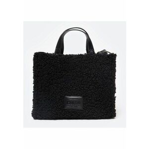 Mini geanta shopper cu aspect de lana boucle imagine