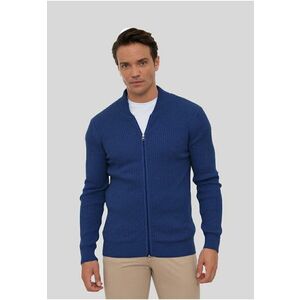 Cardigan striat cu fermoar imagine