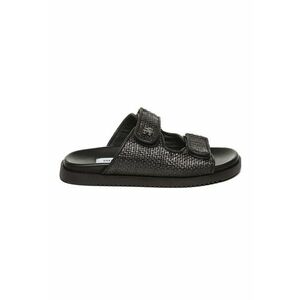 Papuci din piele ecologica cu velcro imagine