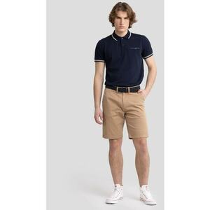 Tricou de bumbac cu guler polo imagine