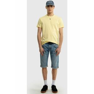 Pantaloni scurti barbati Conner 223 - albastru deschis - cinci buzunare - bumbac imagine