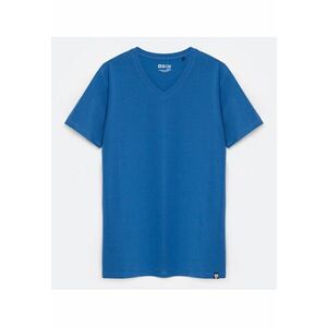Tricou Uni cu decolteu in V Irtos imagine