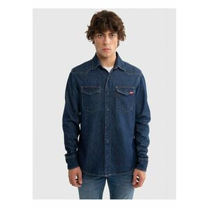 Camasa din denim cu buzunare pe piept Chuck LS 761 imagine