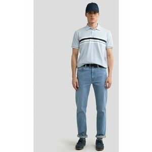 Tricou de bumbac cu guler polo Poloer imagine