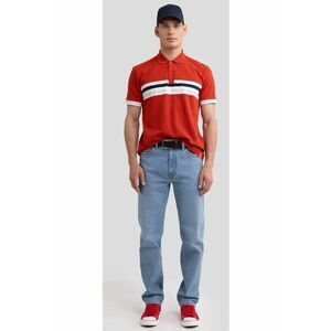 Tricou polo cu dungi Poloer imagine