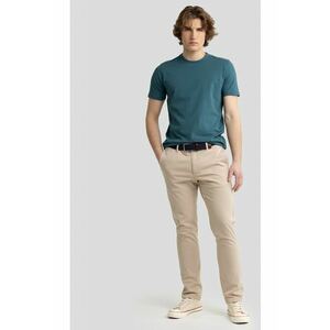 Tricou slim fit cu decolteu la baza gatului Irter imagine