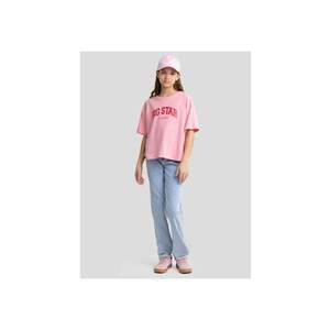 Tricou lejer cu imprimeu logo Noera imagine