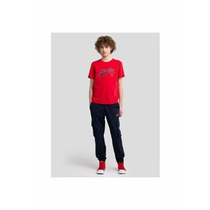 Tricou de bumbac cu imprimeu logo Tomer imagine