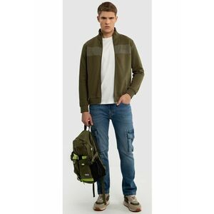 Bluzon cu fermoar si insertie coloblock JOHNSON 303 imagine