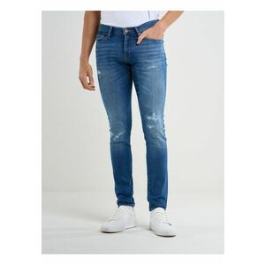 Blugi skinny cu detalii deteriorate Deric imagine