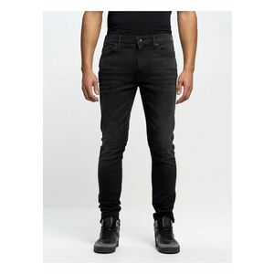Blugi Carrot Fit Terry 956 - negru - denim - Gri imagine