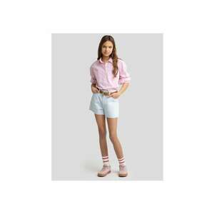 Blugi scurti cu talie inalta Sally 142 imagine