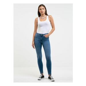 Blugi skinny cu talie inalta si push-up Melinda 340 imagine