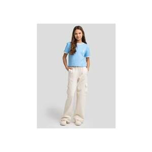 Pantaloni sport tip cargo Naoma - Crem imagine