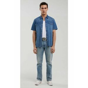 CAMASA DENIM CU MANECA SCURTA imagine