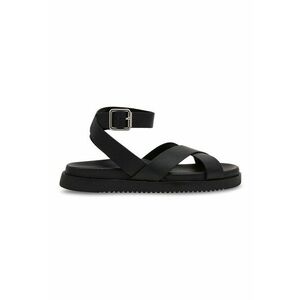 Sandale din piele cu talpa plata imagine