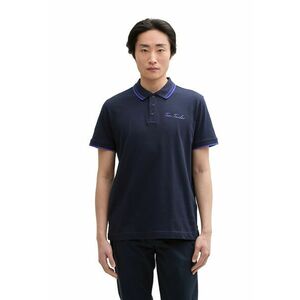 Tricou polo cu logo discret imagine
